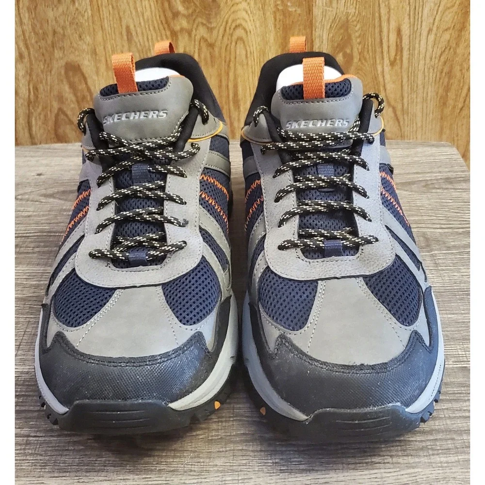 Skechers Dawson Vortego Hiking Shoes Men's‎ Size 14 Navy Gray Waterproof